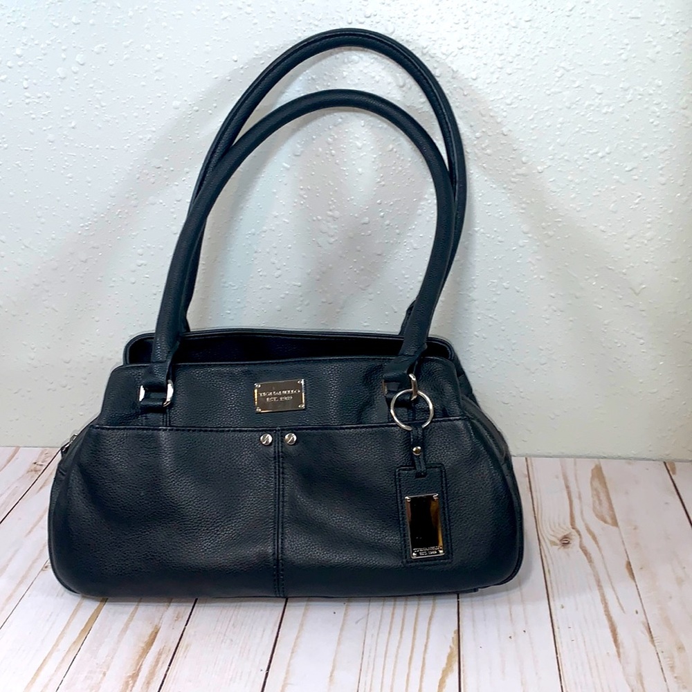 Tignanello black leather purse